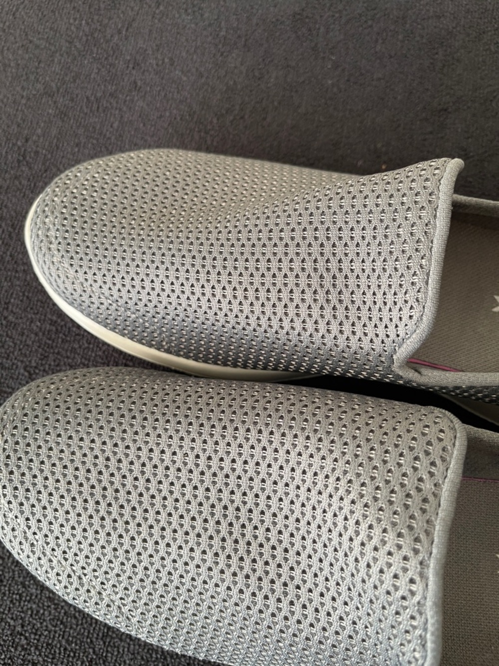 Skechers Gray Slip-On GOwalk Knit Shoes - Picture 9 of 9